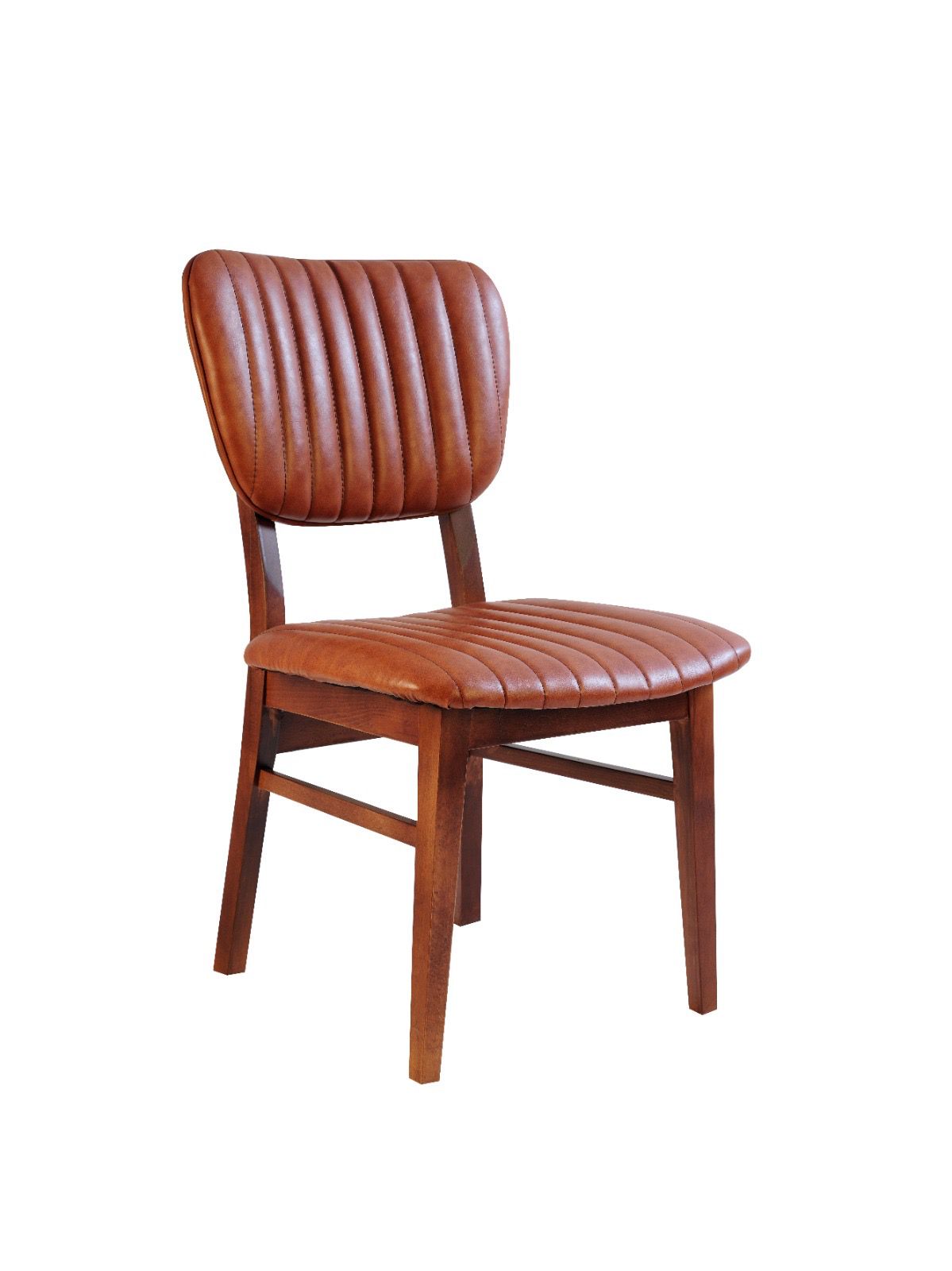 Torino Kapitoneli Ahşap Sandalye